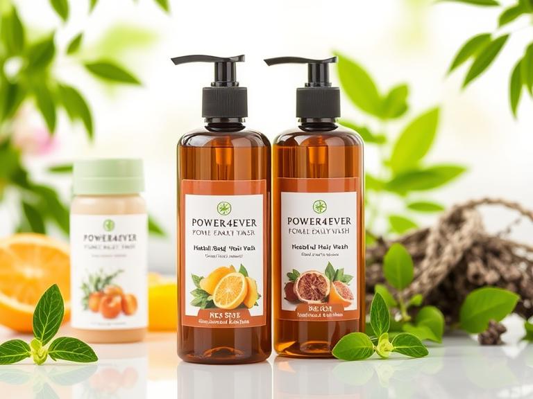 Power4Ever Herbal Body & Hair Wash Gel